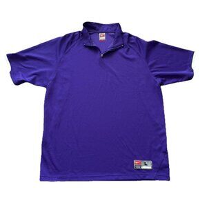 Nike Team Purple Short Sleeve Jersey Mesh XL Athletic Sportswear Football